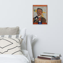 Load image into Gallery viewer, &quot;Visionary&quot; Portrait of OW Gurley Canvas Print (Original art by TJ Taylor)