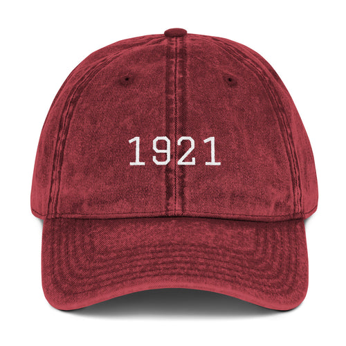 Vintage 1921 Black Wall Street cap