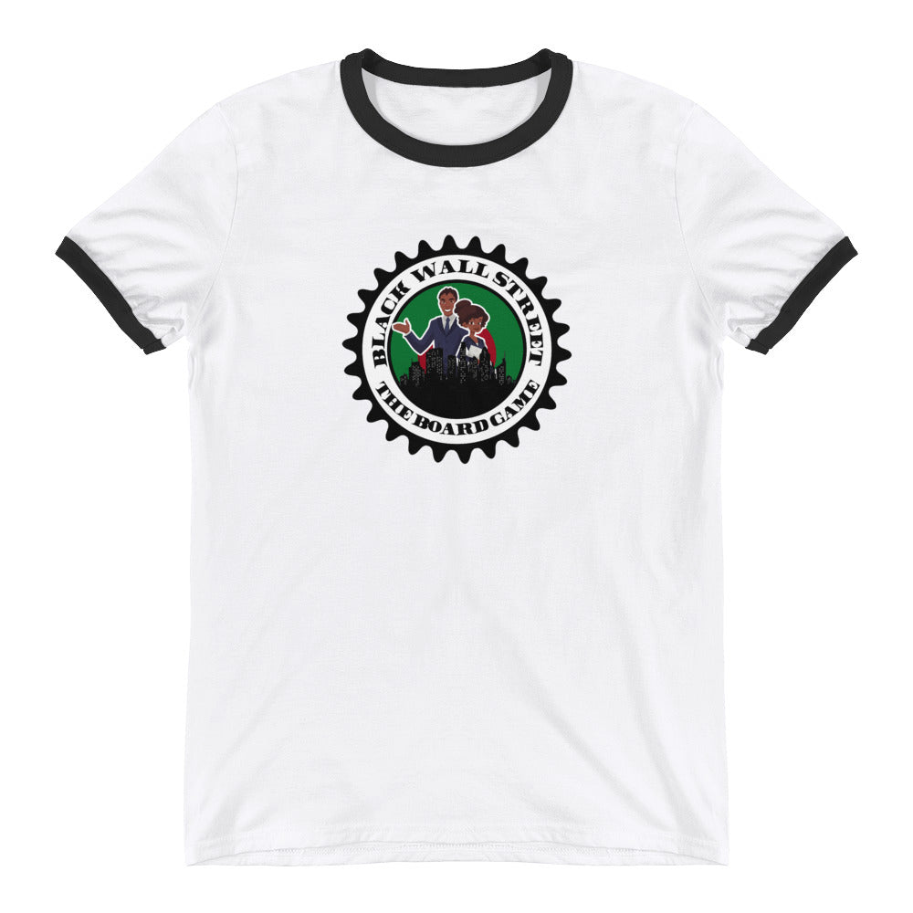 Black Wall Street The Board Game - Ringer T-Shirt