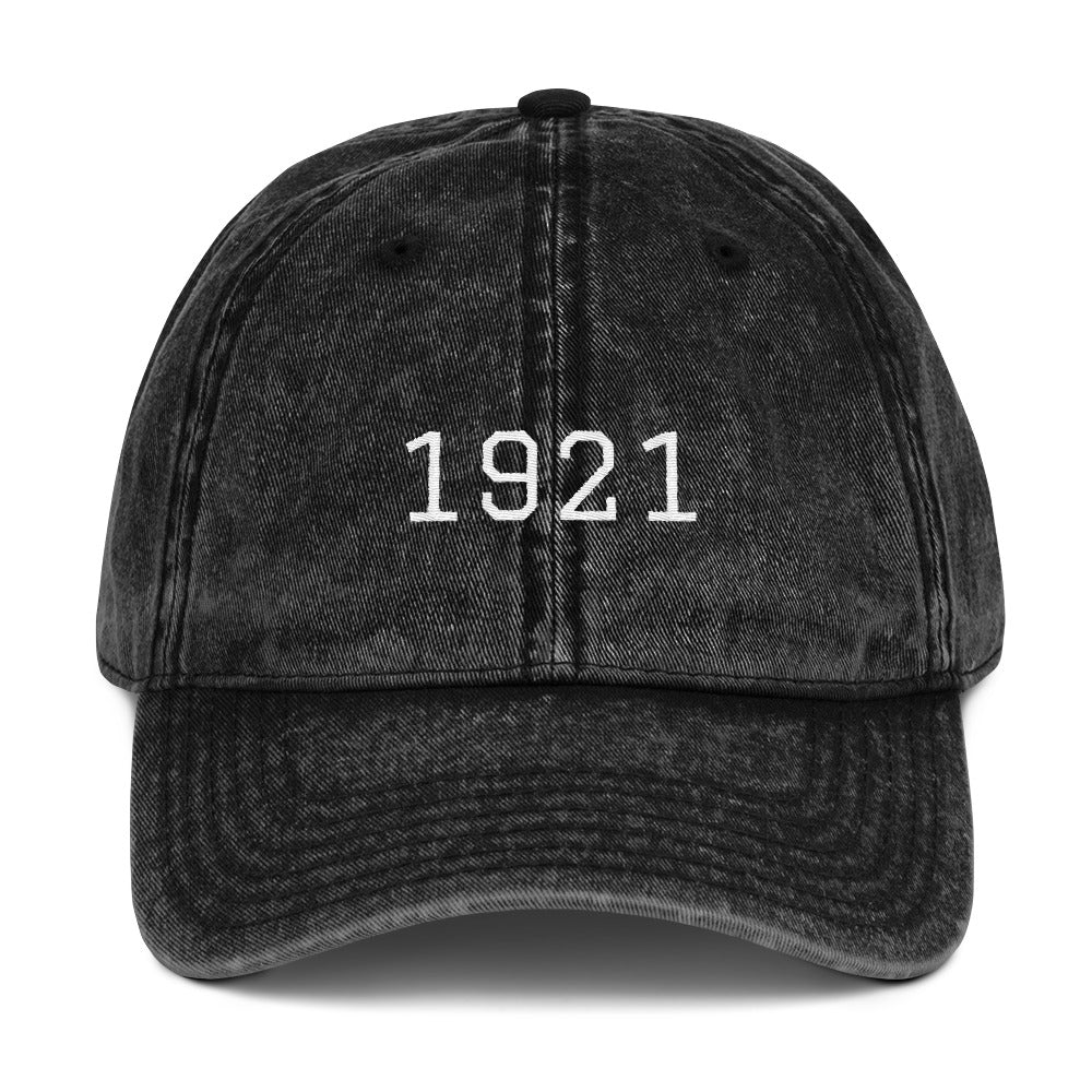 Vintage 1921 Black Wall Street cap